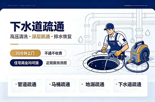 尖草坪下水道疏通