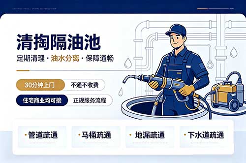 尖草坪清掏隔油池